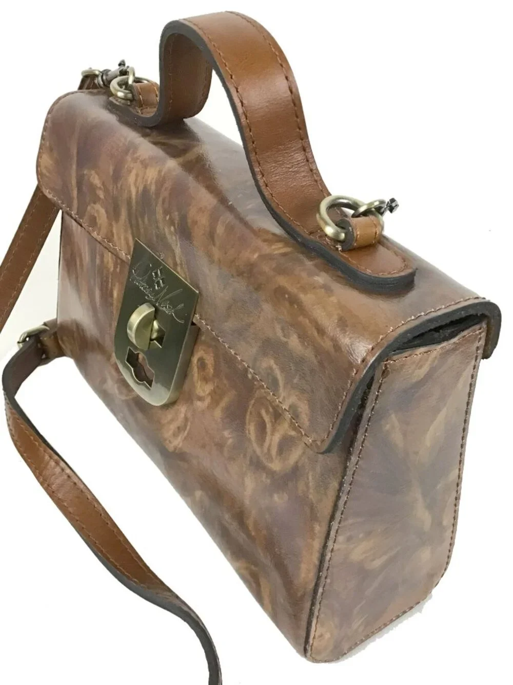 Patricia Nash Chauny Leather Satchel Bag